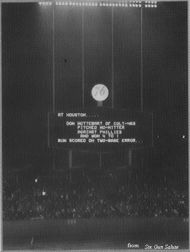 The scoreboard at Chavez Ravine tells it all